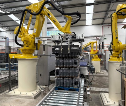 Pentaline robotic palletizing units for high industrial performance.