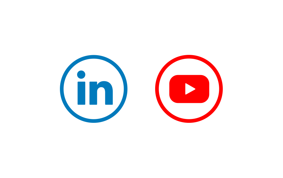 Logótipo Linkedin Youtube  Pentaline